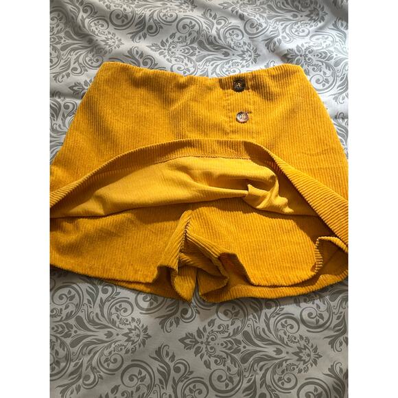 2 hip Mustard Cord Skort Sz 12 EUC – Skirt + Shorts - Picture 5 of 6